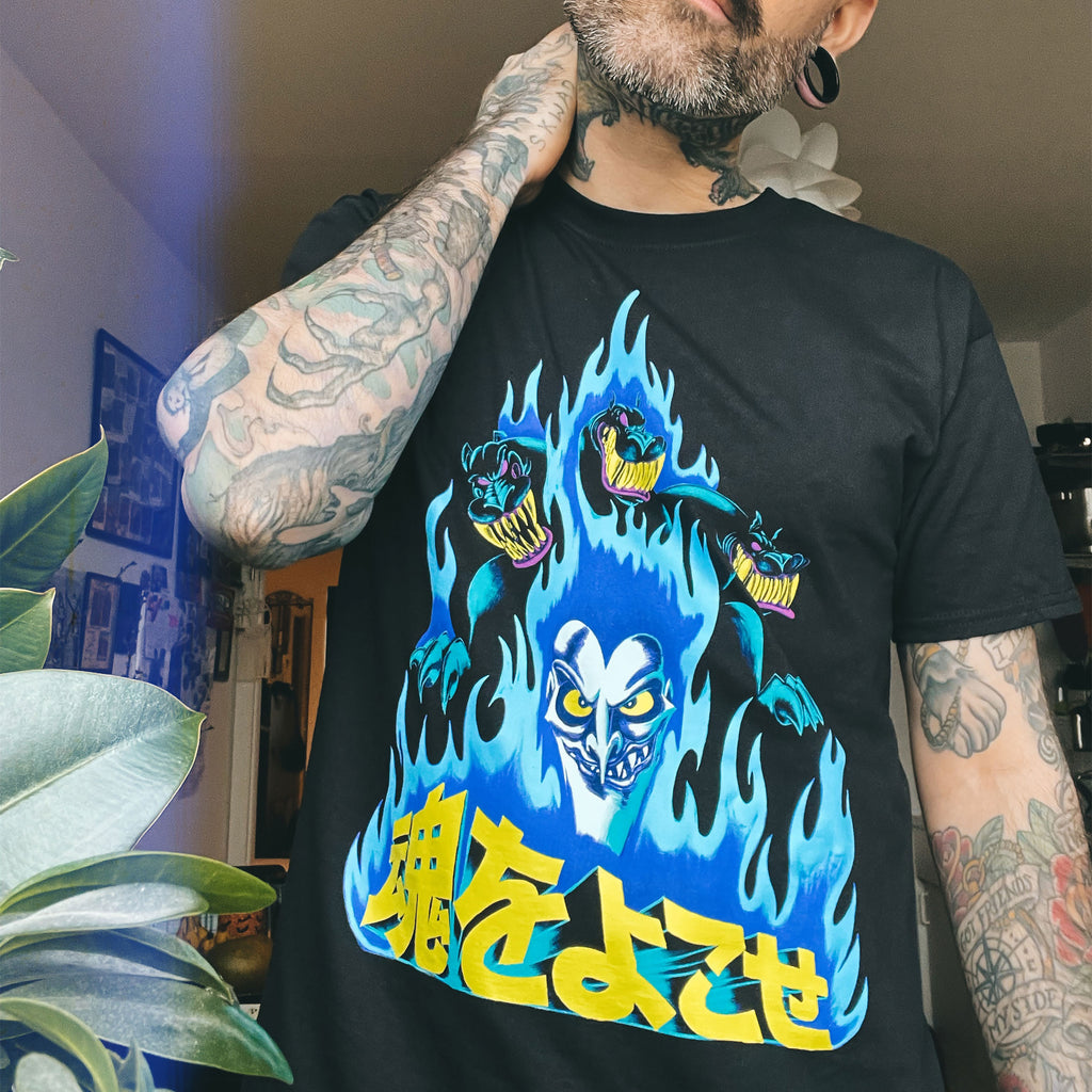 Image produit Hercule - T-shirt Hades japonais noir