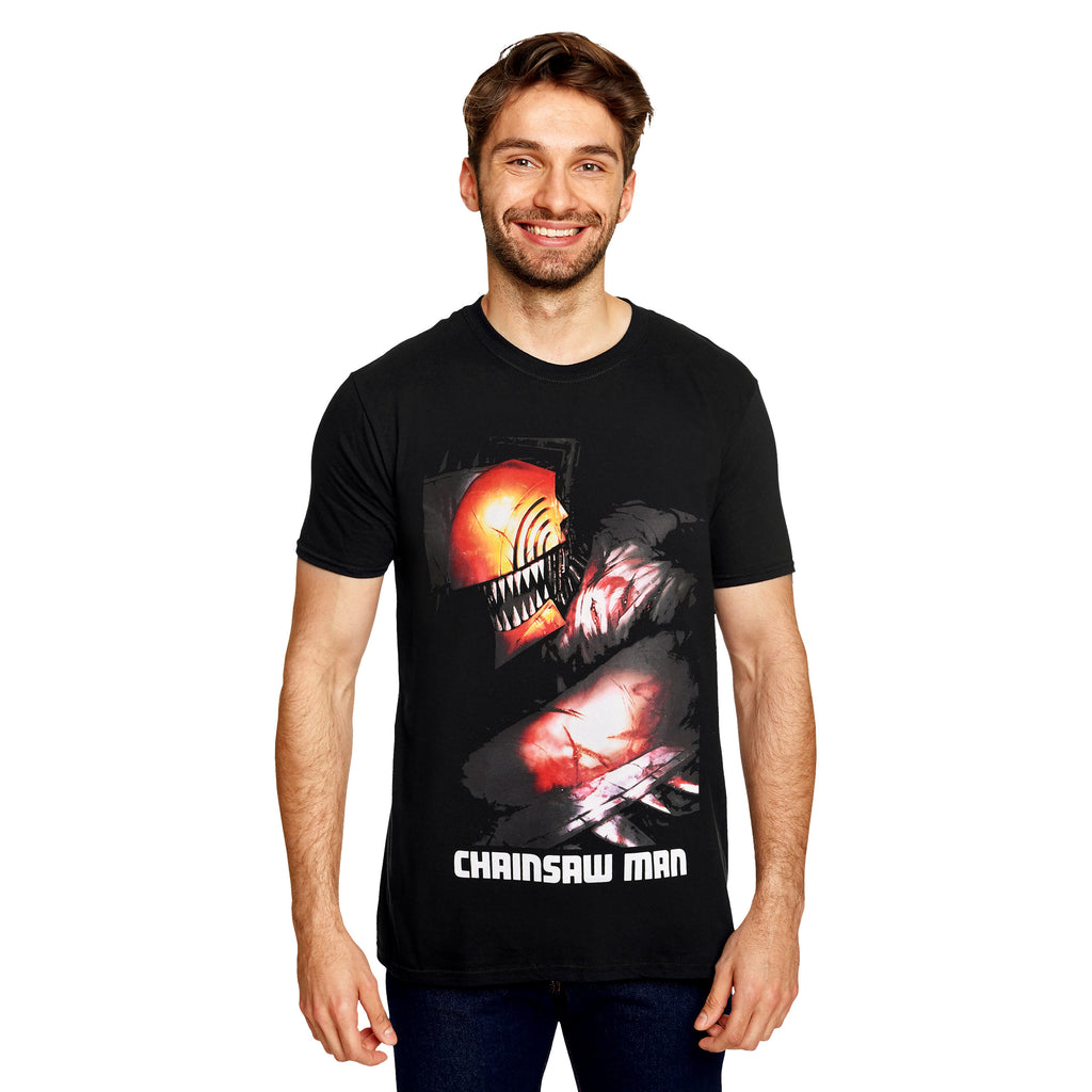 Image produit Chainsaw Man - T-shirt graphique de base noir