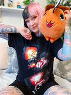 Image produit Chainsaw Man - T-shirt graphique de base noir