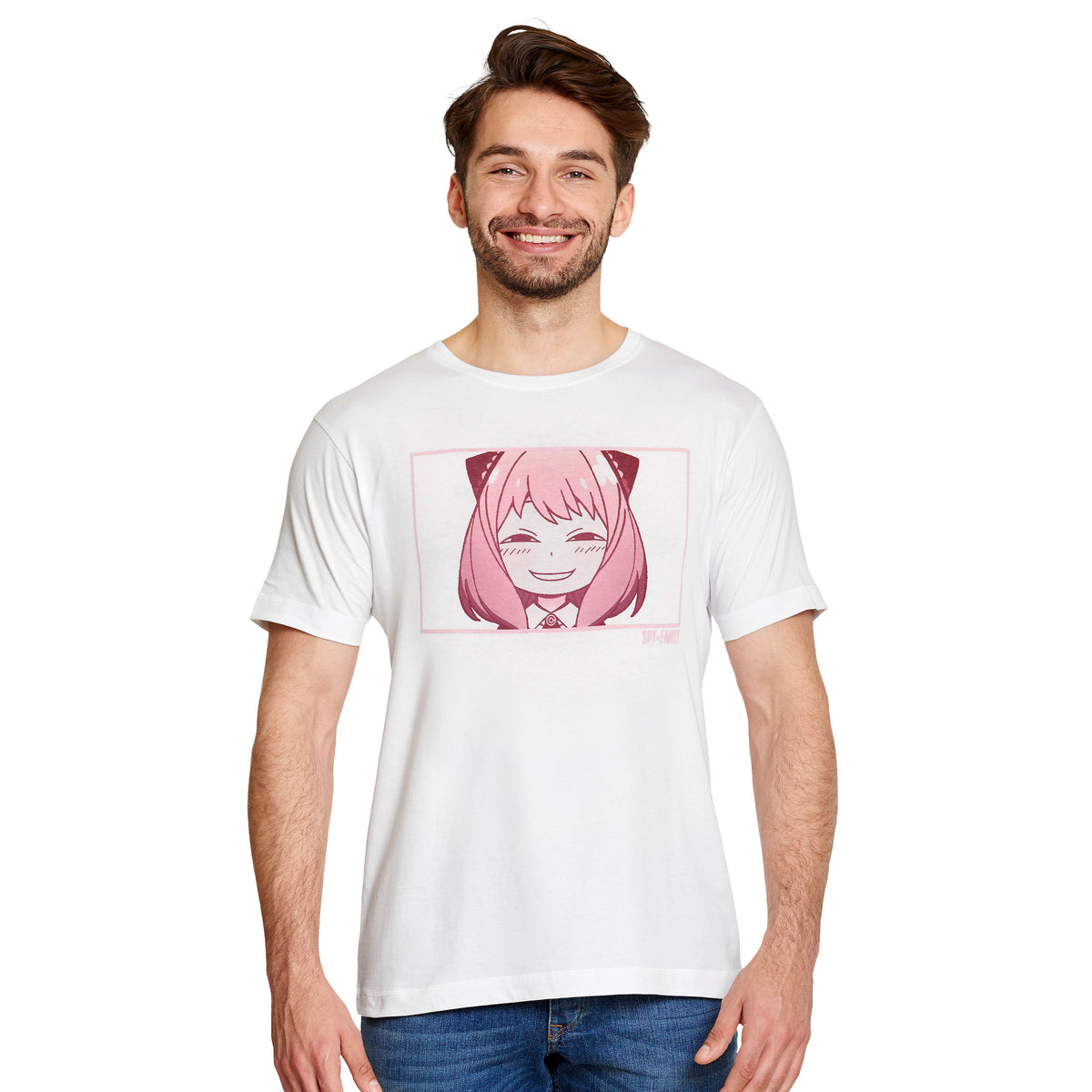 Image produit Spy x Family - T-shirt blanc Anya Forger Close Up Face