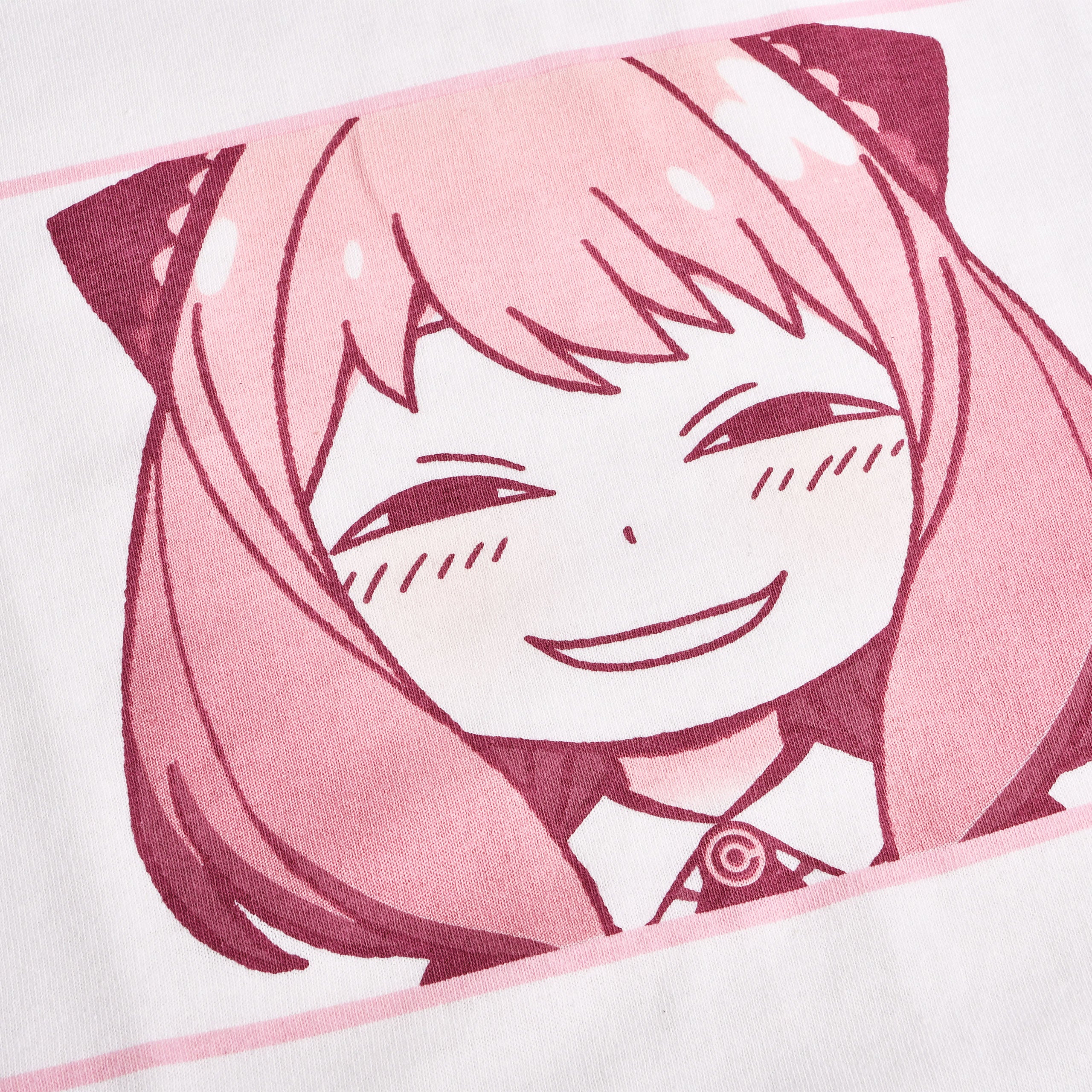 Image produit Spy x Family - T-shirt blanc Anya Forger Close Up Face