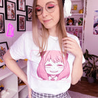 Image produit Spy x Family - T-shirt blanc Anya Forger Close Up Face