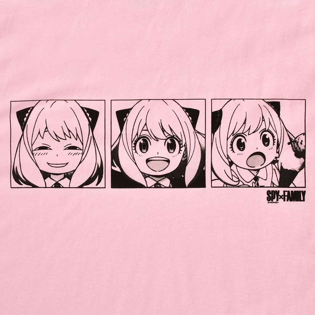 Image produit Spy x Family - Émotions d'Anya T-shirt rose