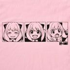 Image produit Spy x Family - Émotions d'Anya T-shirt rose