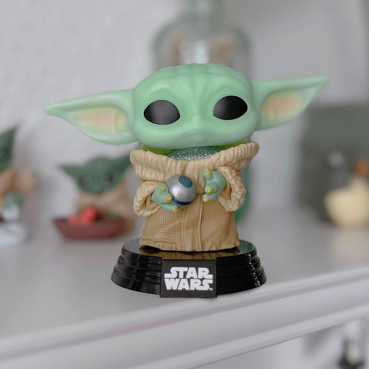 Image produit Star Wars - Grogu avec Armor Figurine Funko Pop à tête branlante
