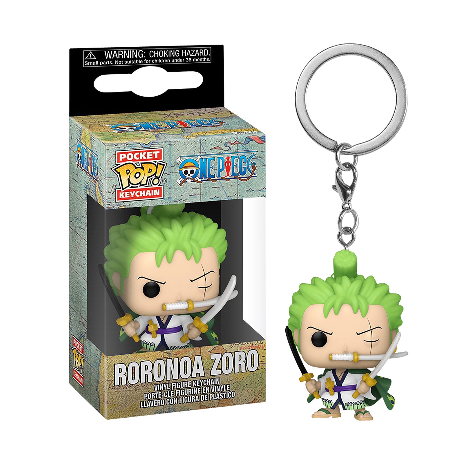 Image produit One Piece - Porte-clés Funko Pop Roronoa Zoro
