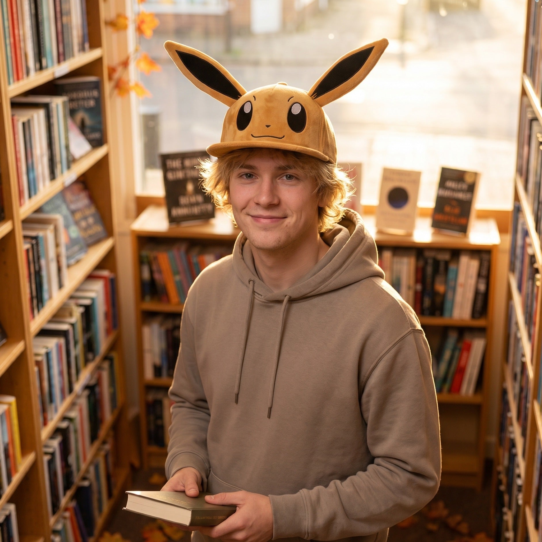 Image produit Pokemon - Casquette Snapback en peluche Eevee