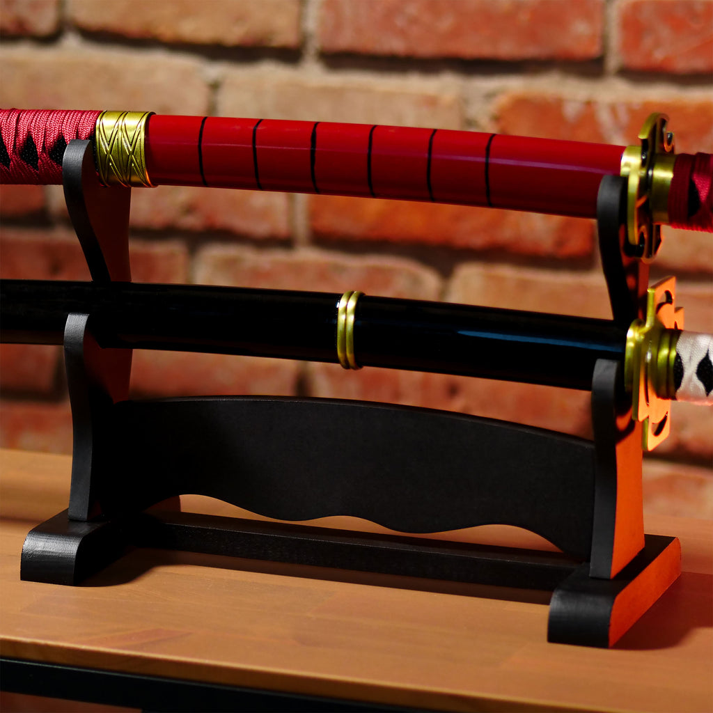 Image produit Support de Katana pour deux épées accessoire noir
