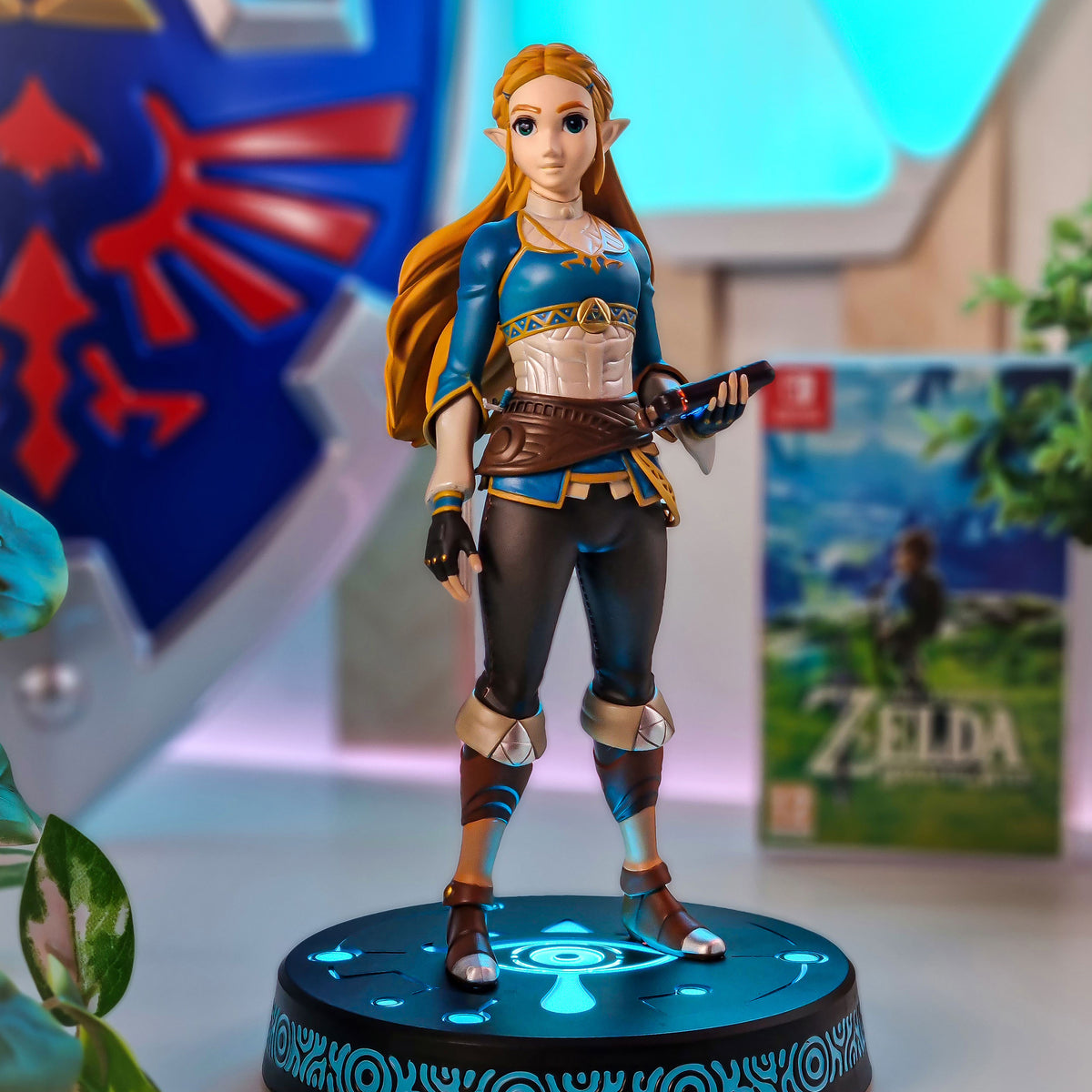 Image produit The Legend of Zelda - Breath of the Wild Zelda Statue Edition Collector avec Fonction d'éclairage
