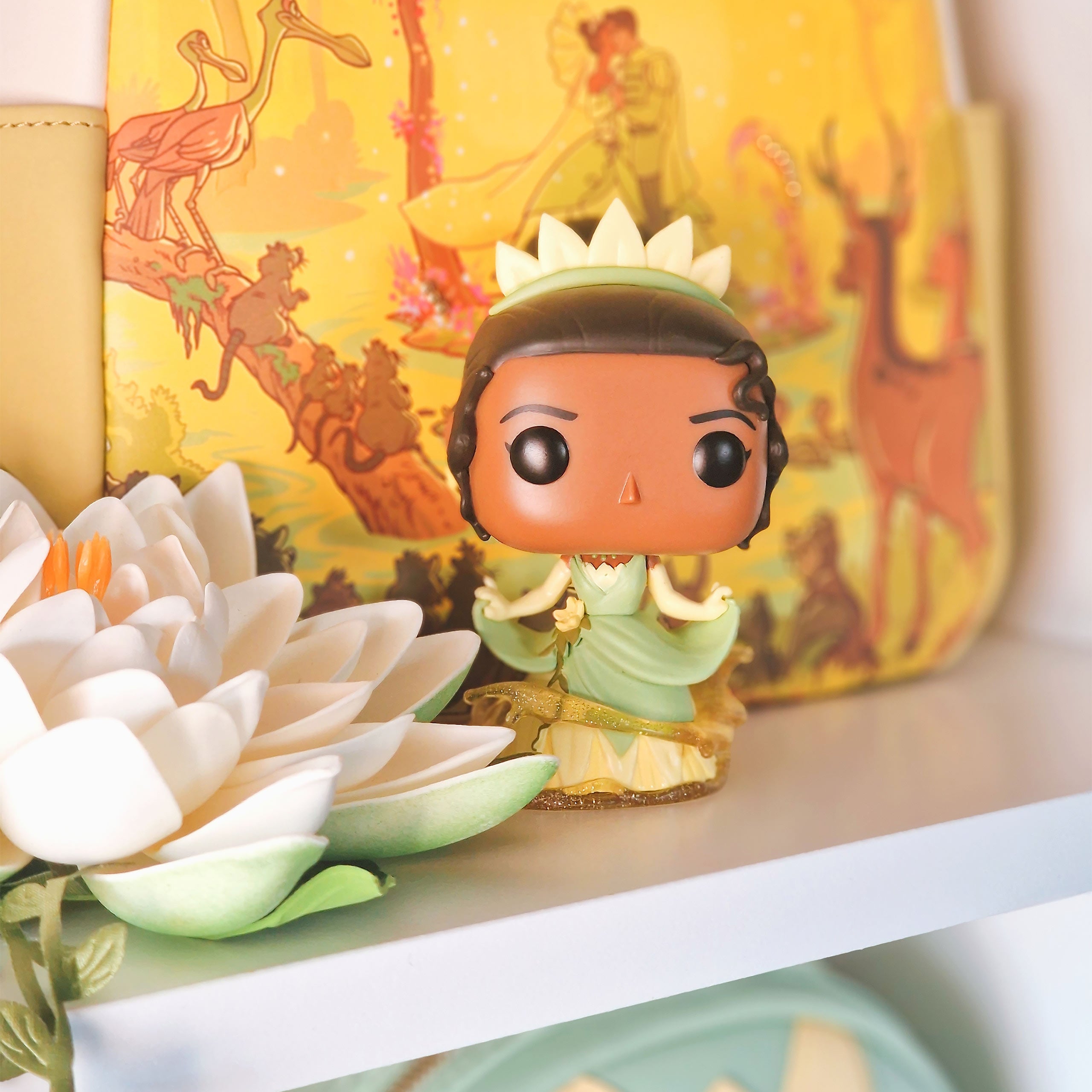Image produit Embrasse la Grenouille - Figurine Funko Pop Tiana Disney 100