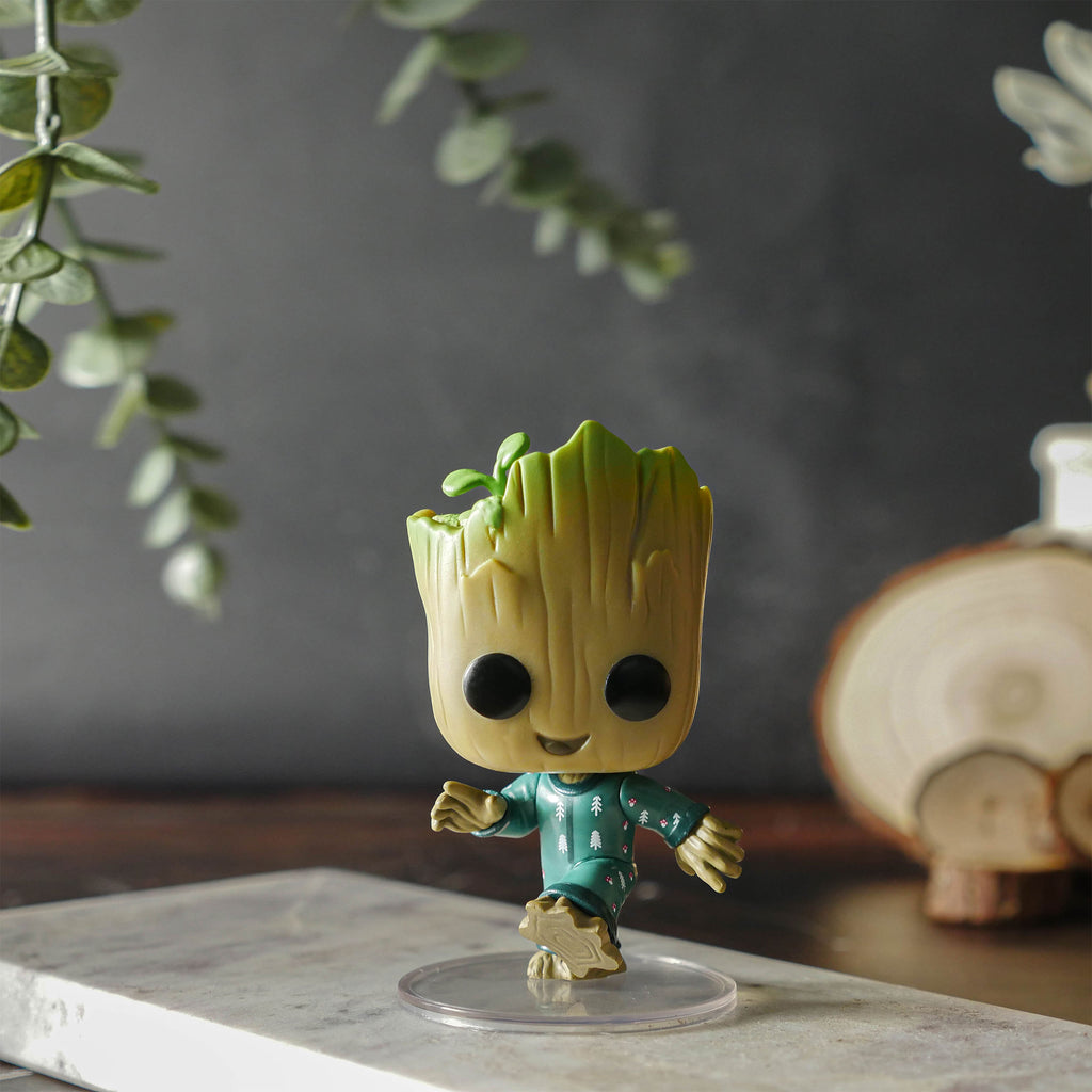 Image produit Je suis Groot - Groot en Onesie Funko Pop Figurine à tête branlante