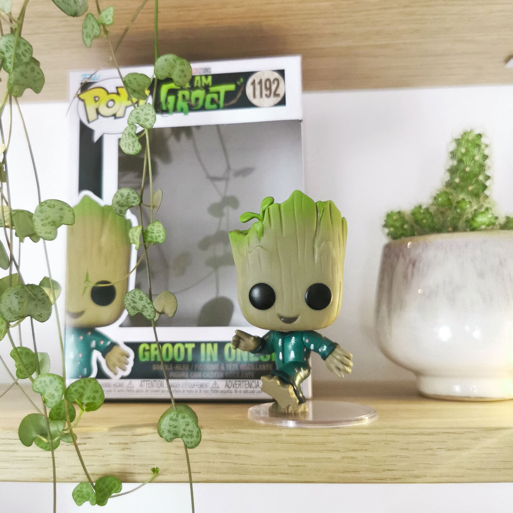 Image produit Je suis Groot - Groot en Onesie Funko Pop Figurine à tête branlante