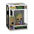 Image produit I Am Groot - Groot avec une boule de fromage Figurine Funko Pop à tête branlante