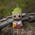 Image produit I Am Groot - Groot avec une boule de fromage Figurine Funko Pop à tête branlante