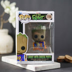 Image produit I Am Groot - Groot avec une boule de fromage Figurine Funko Pop à tête branlante