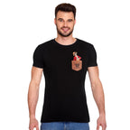 Image produit One Piece - T-shirt Ruffy de poche noir