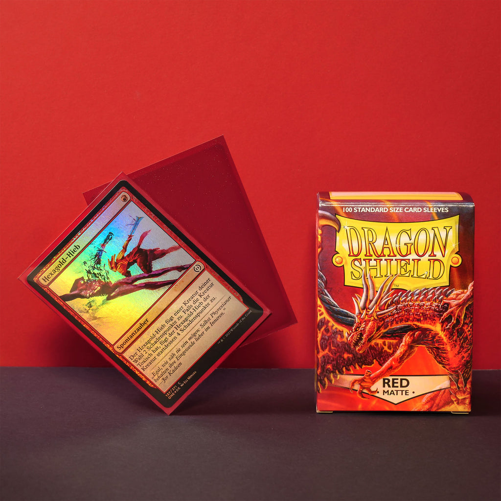 Image produit Dragon Shield - Protège-cartes Set de 100 Rouge