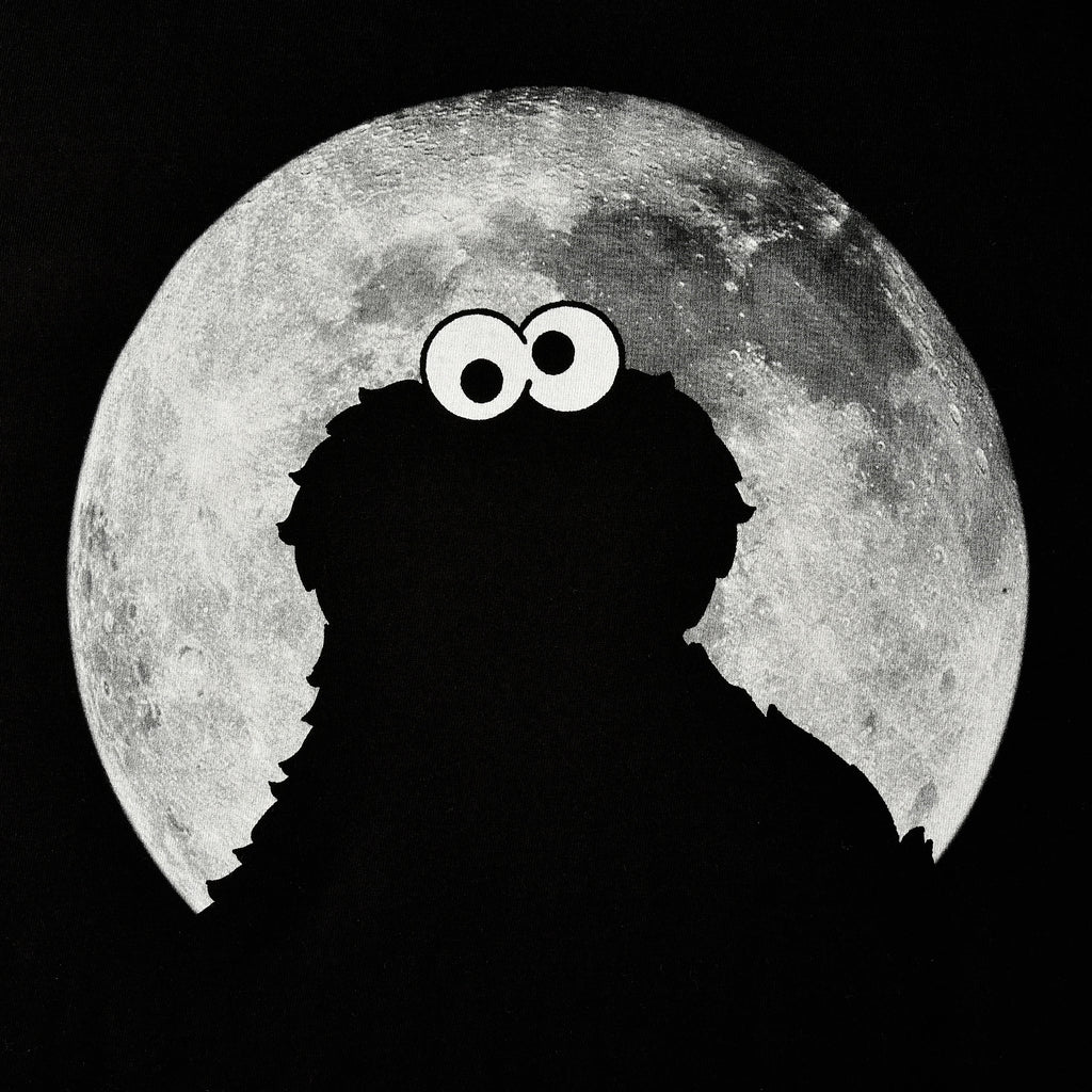 Image produit Sesame Street - T-shirt noir Cookie Monster Moonnight