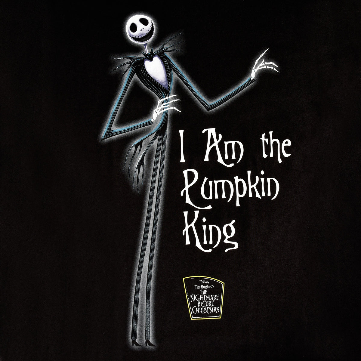 Image produit Nightmare Before Christmas - Le roi des citrouilles T-shirt noir