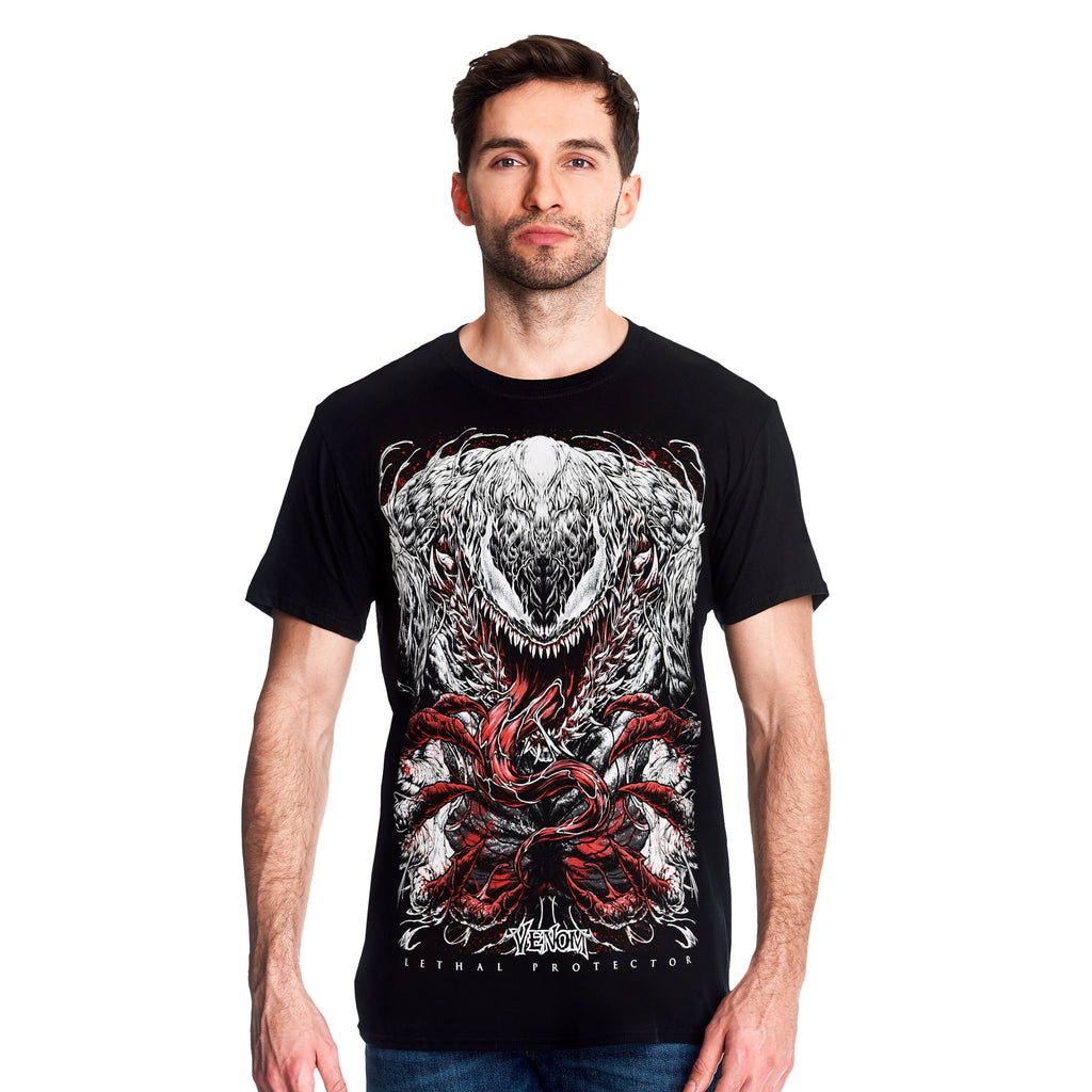 Image produit Venom - T-shirt noir Blanc & Sang