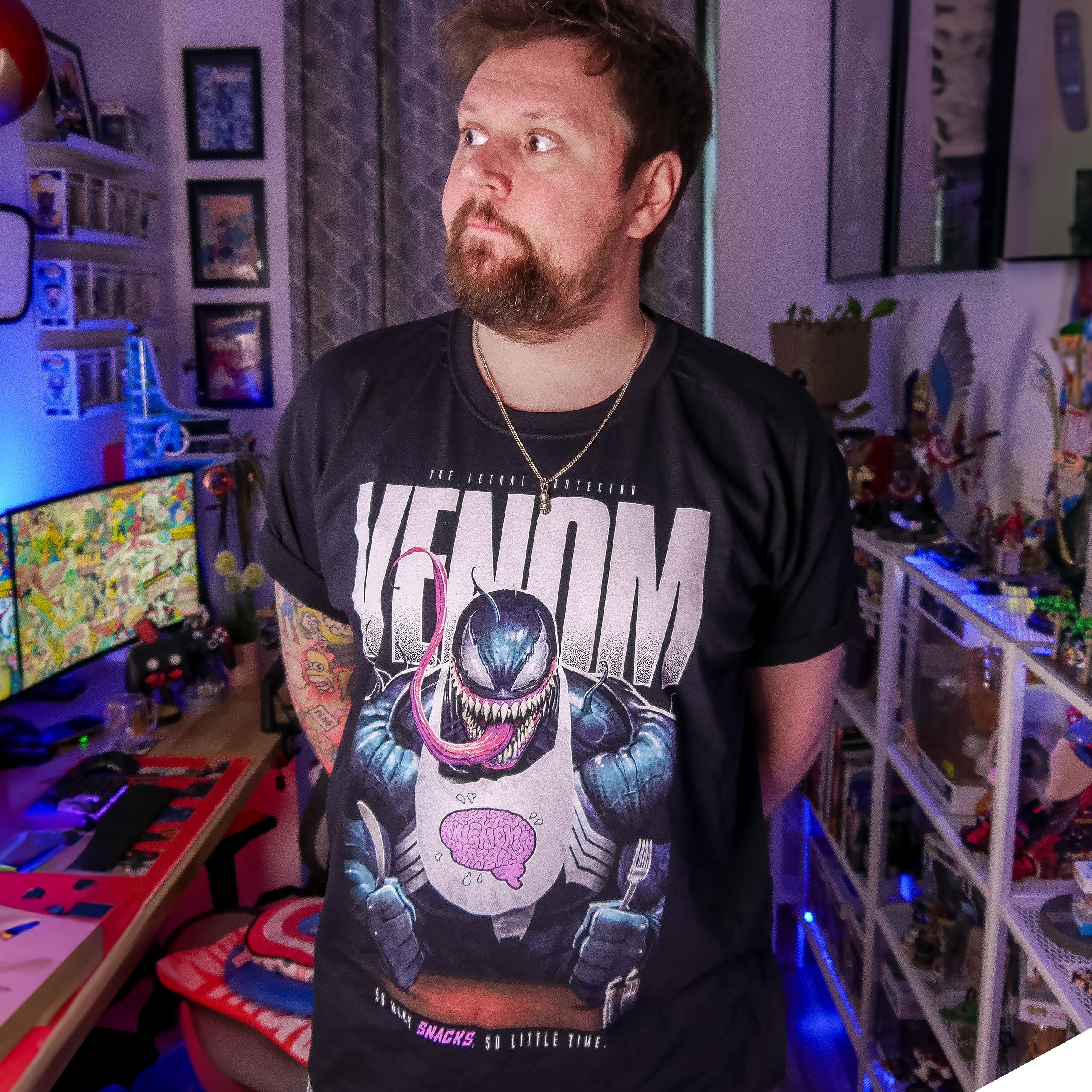 Image produit Venom - So Many Snacks t-shirt noir