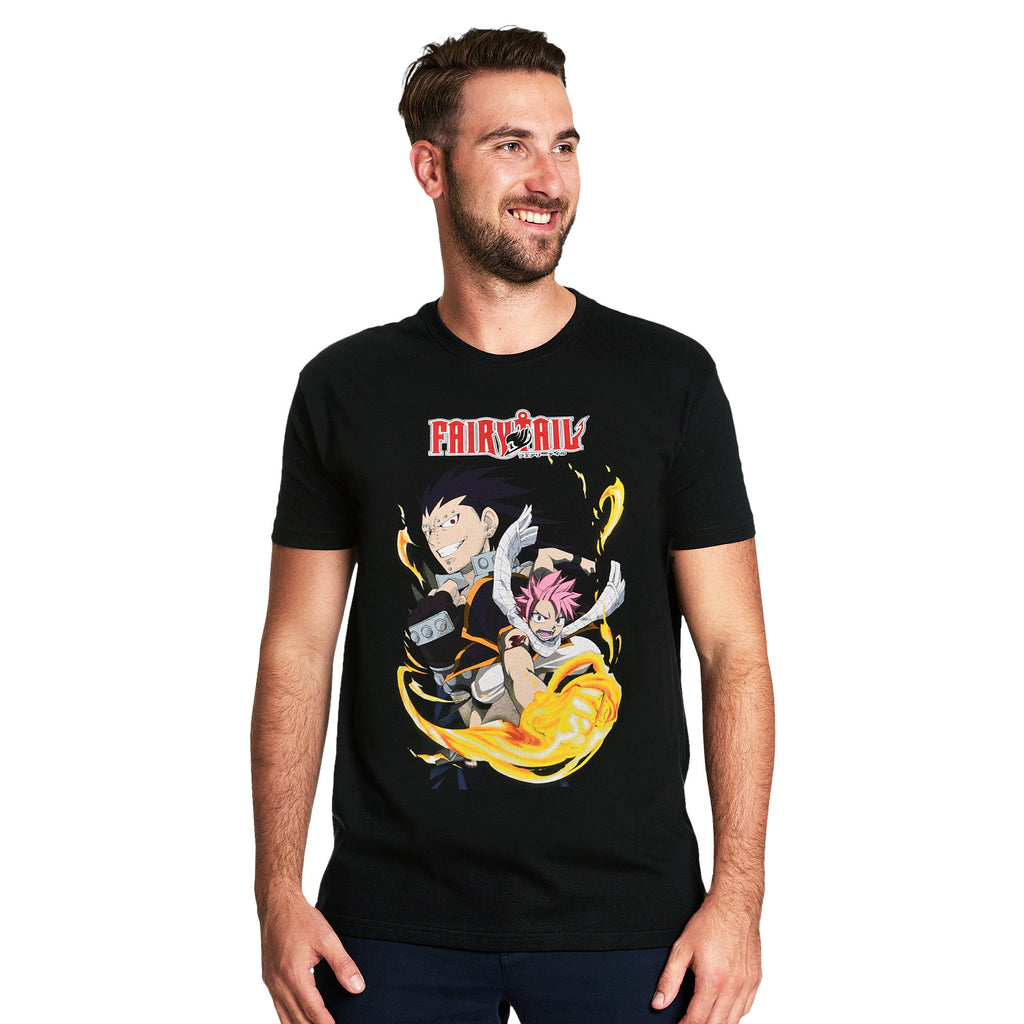 Image produit Fairy Tail - Le T-shirt noir de recherche de dragon