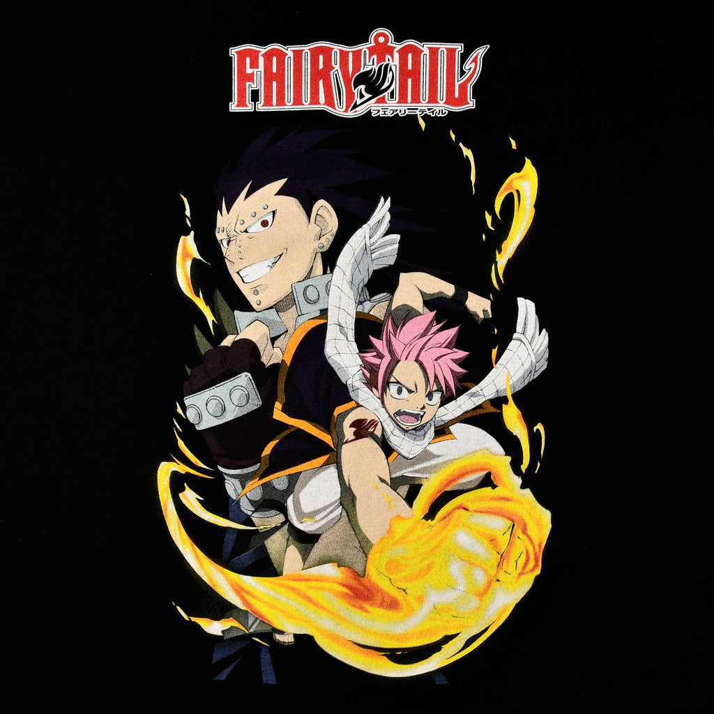 Image produit Fairy Tail - Le T-shirt noir de recherche de dragon