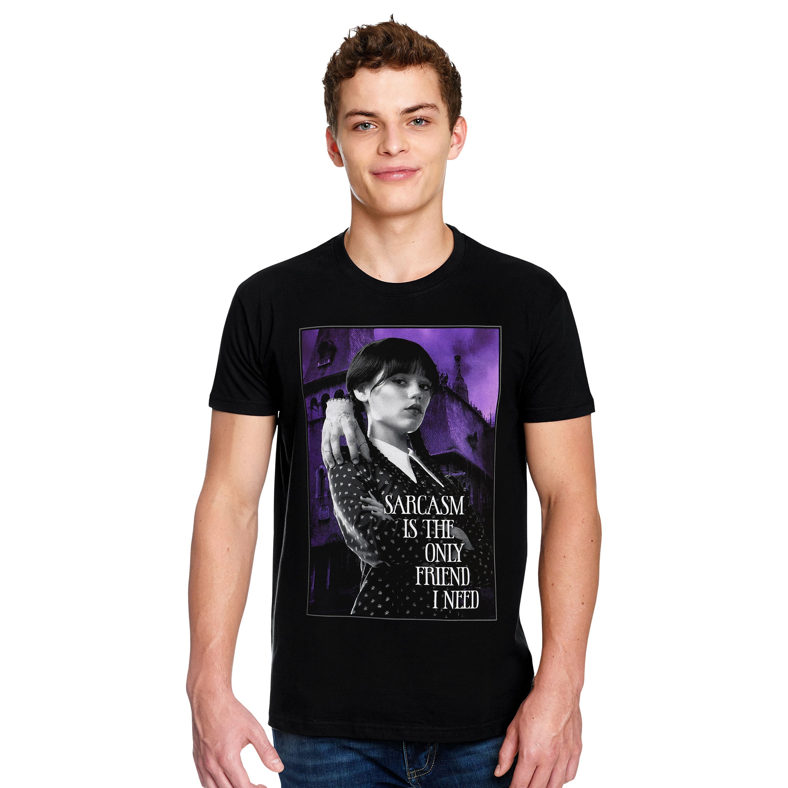 Image produit Mercredi - T-shirt Sarcasme noir