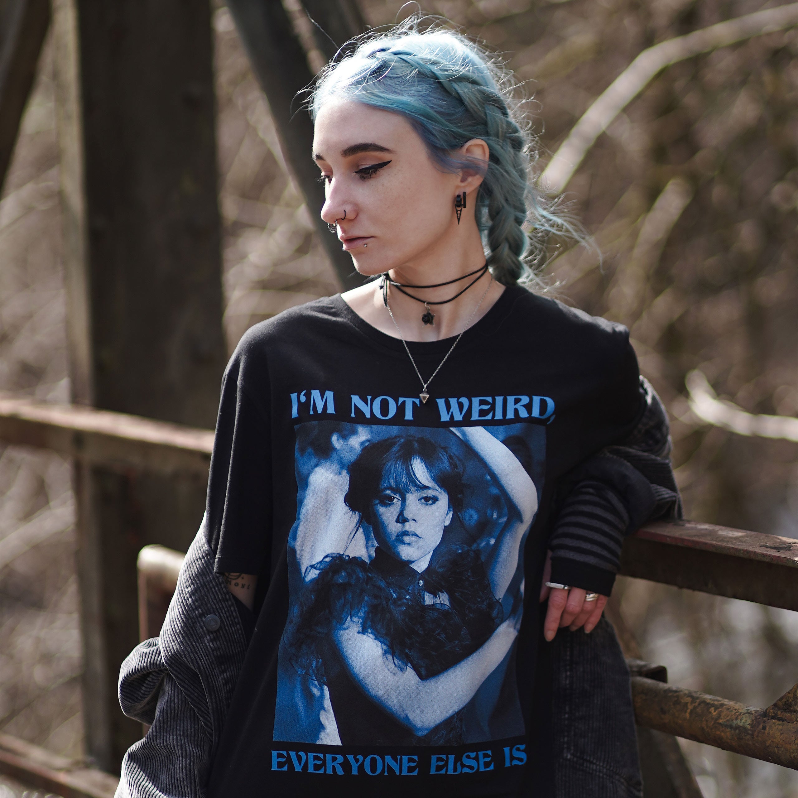 Image produit Mercredi - T-shirt de danse noir