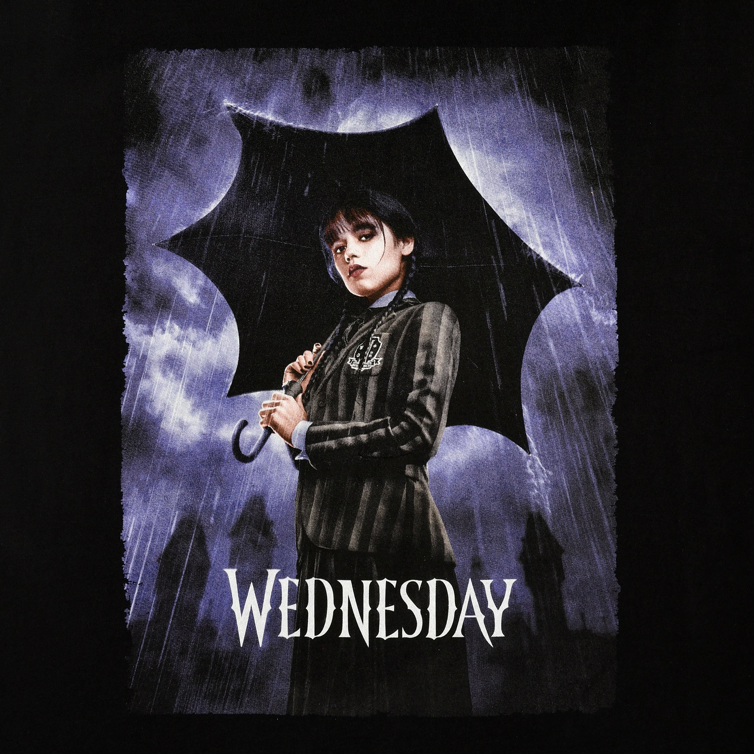 Image produit Mercredi - T-shirt Poster Teaser noir