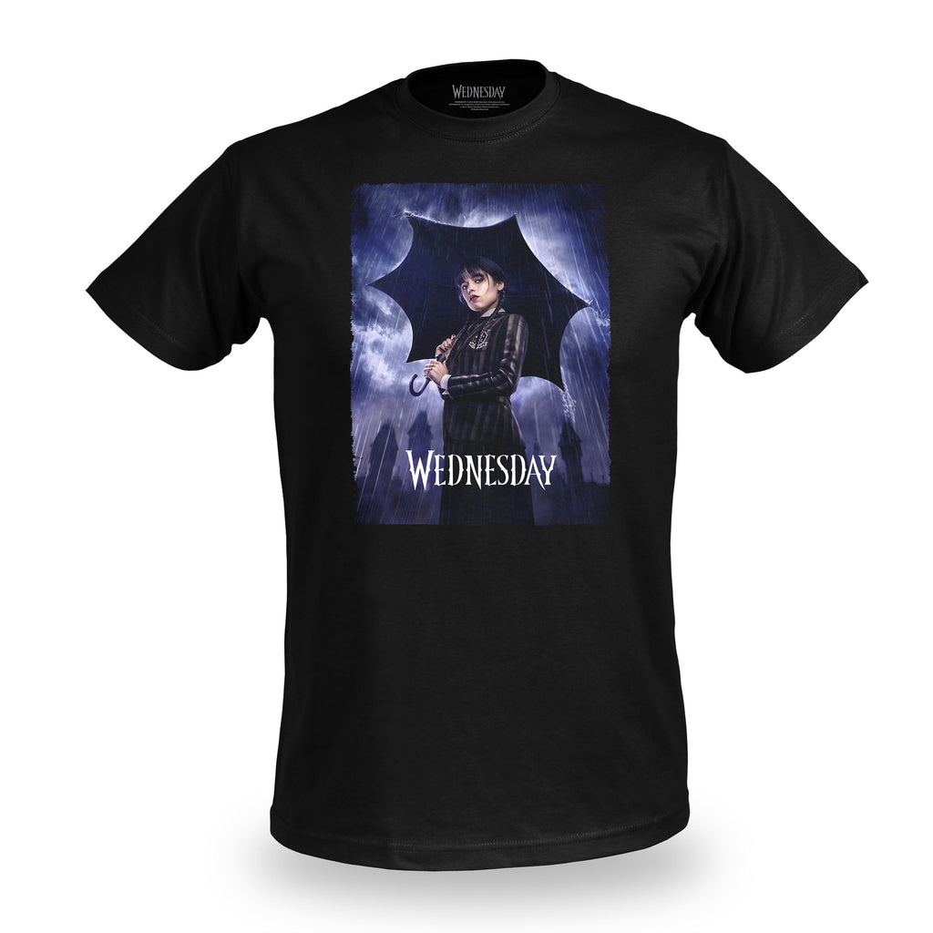 Image produit Mercredi - T-shirt Poster Teaser noir