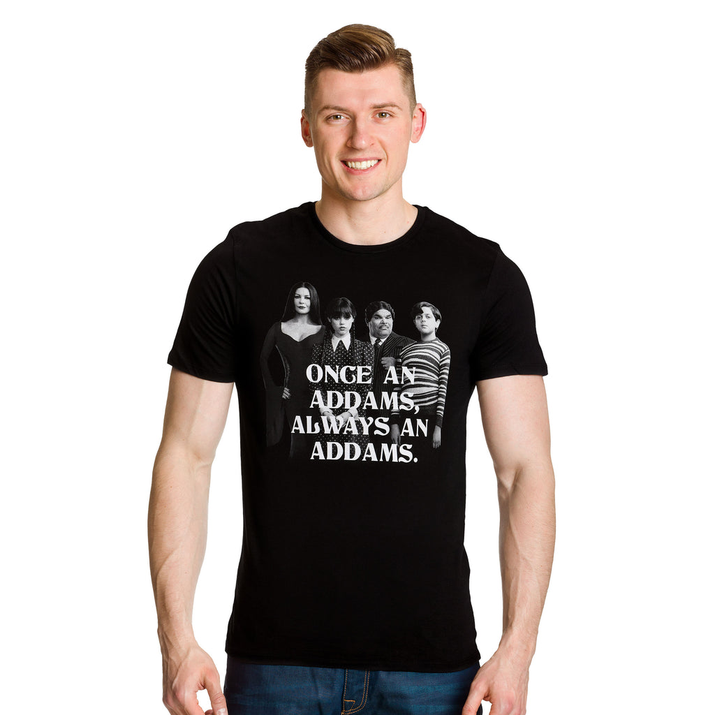 Image produit Mercredi - T-Shirt Addams Family noir