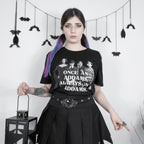 Image produit Mercredi - T-Shirt Addams Family noir