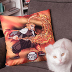 Image produit Demon Slayer - Coussin Tanjiro Kamado et Kyojuro Rengoku