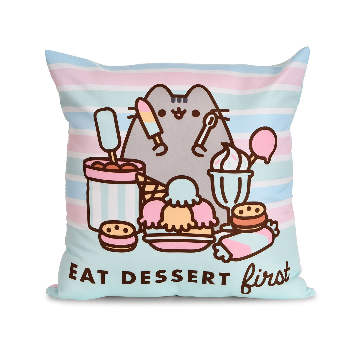 Image produit Pusheen - Eat Dessert First Coussin