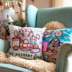 Image produit Pusheen - Eat Dessert First Coussin