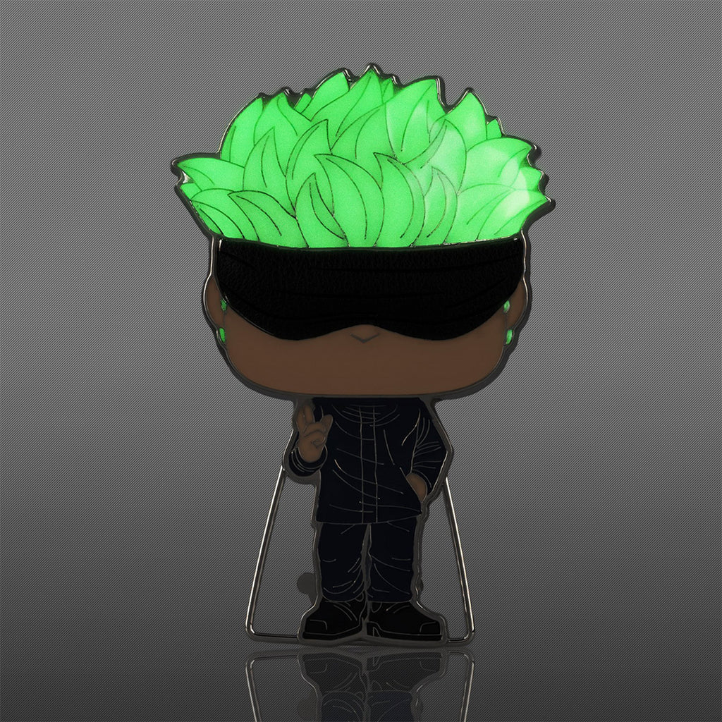 Product image Jujutsu Kaisen - Satoru Gojo Glow in the Dark Funko Pop Pin 10 cm