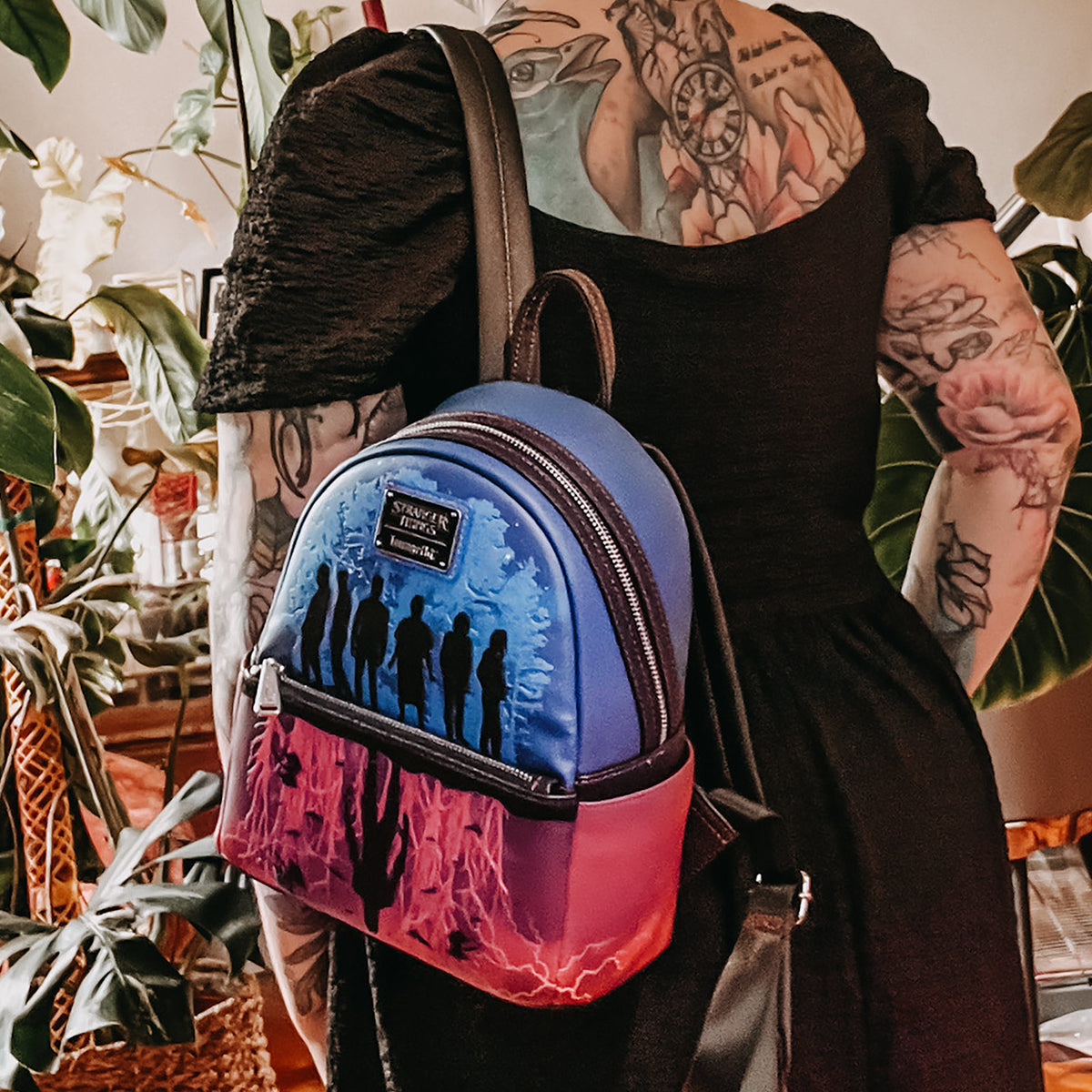 Image produit Stranger Things - Mini Sac à Dos Ombres de l'Upside Down