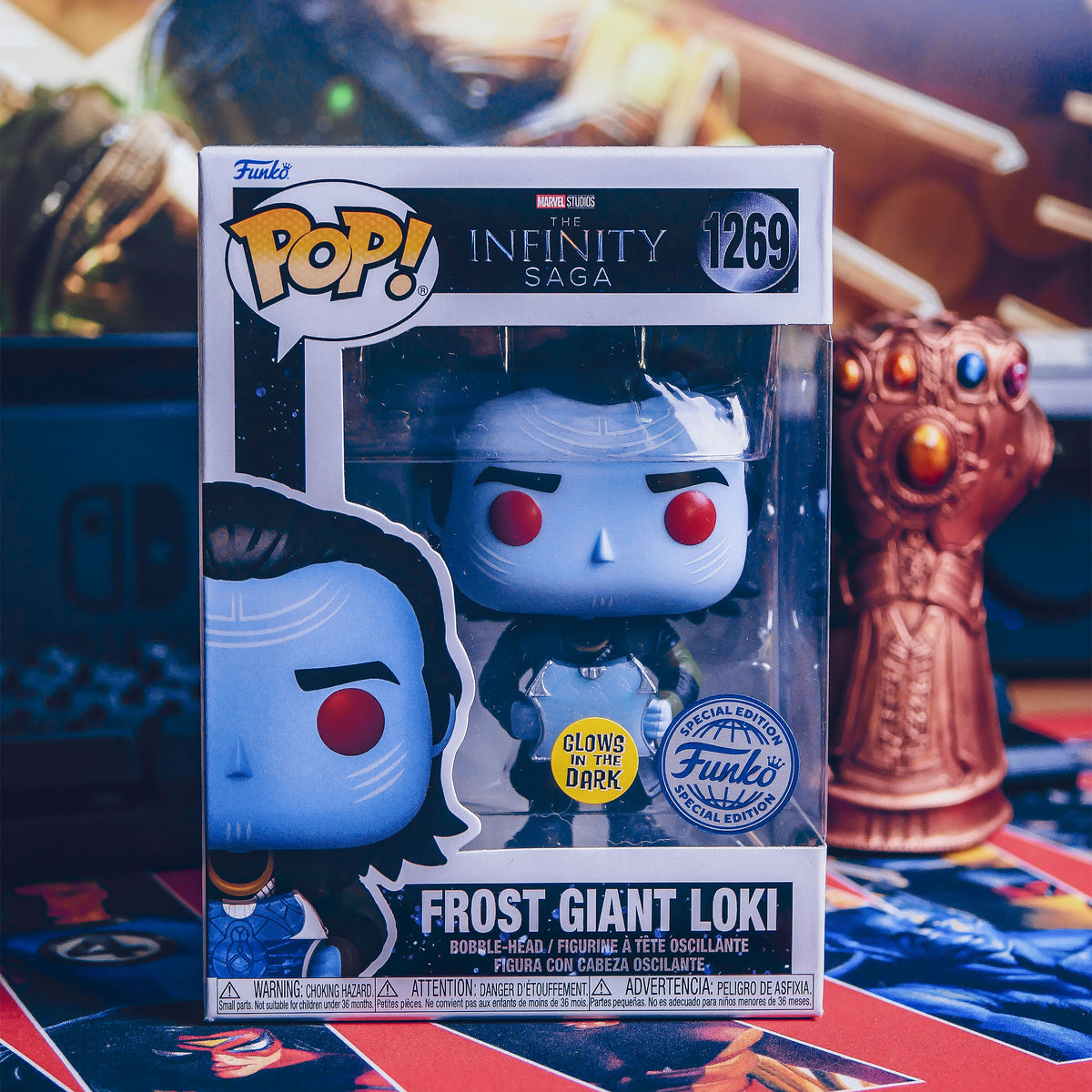 Image produit Figurine Funko Pop Glow in the Dark Frost Giant Loki - Marvel