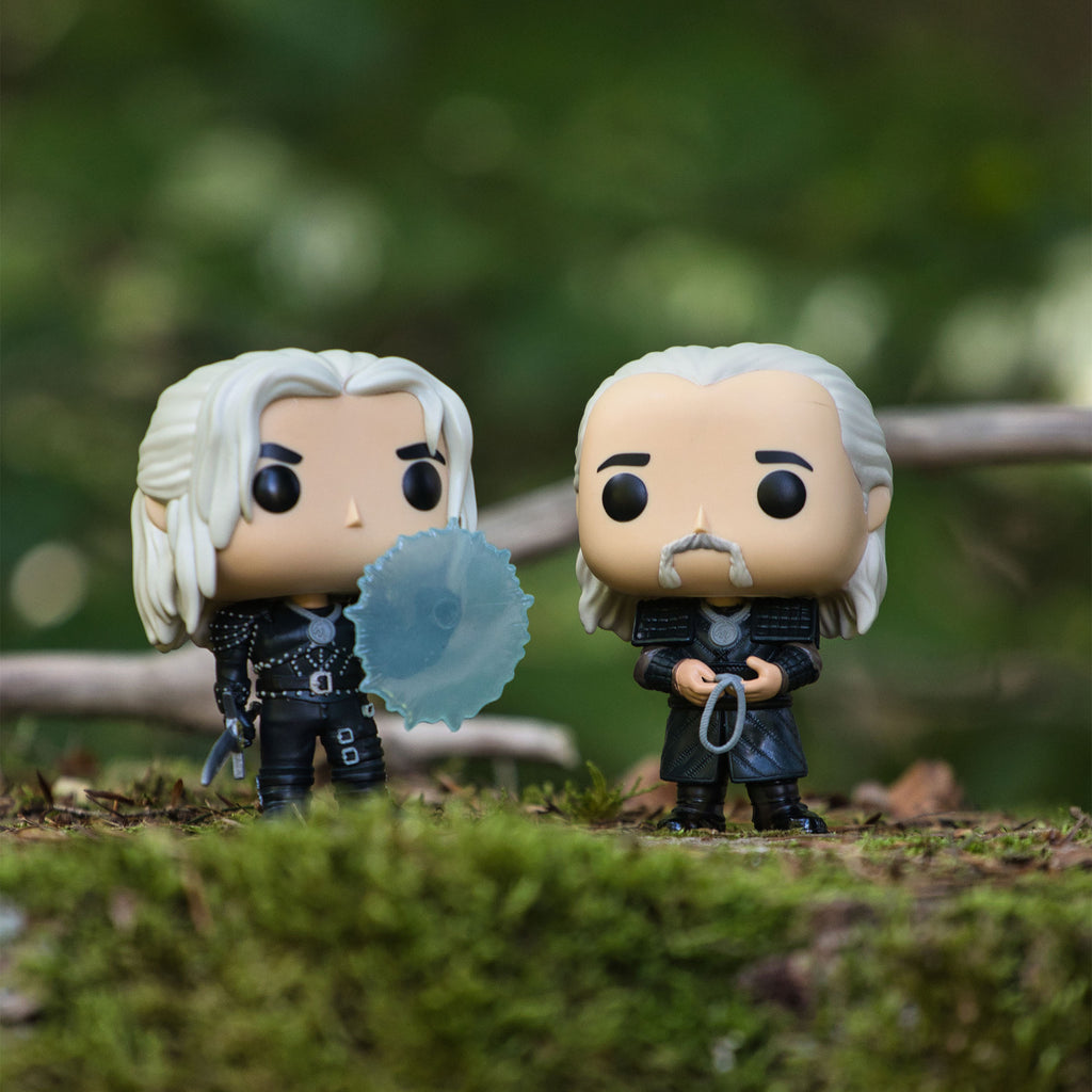 Image produit Witcher - Ensemble de figurines Funko Pop Geralt et Vesemir