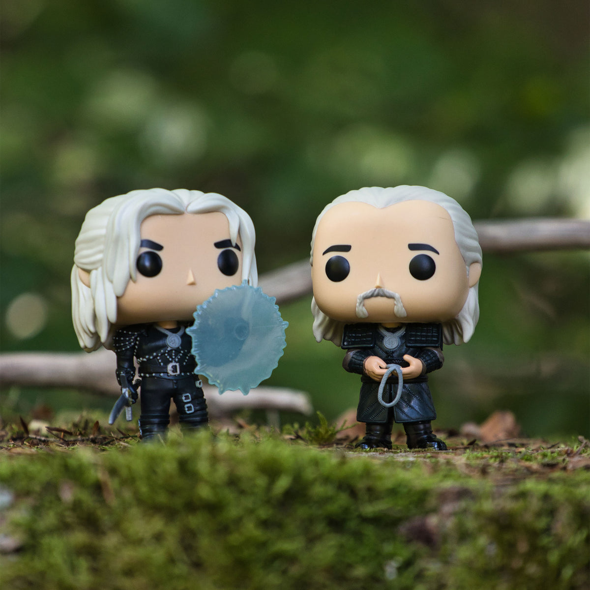 Image produit Witcher - Ensemble de figurines Funko Pop Geralt et Vesemir