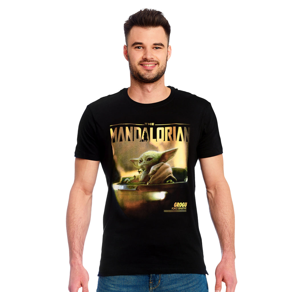 Image produit T-shirt Grogu noir - Star Wars The Mandalorian