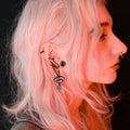 Image produit Stranger Things - Boucles d'oreilles Hellfire Club ensemble de 3