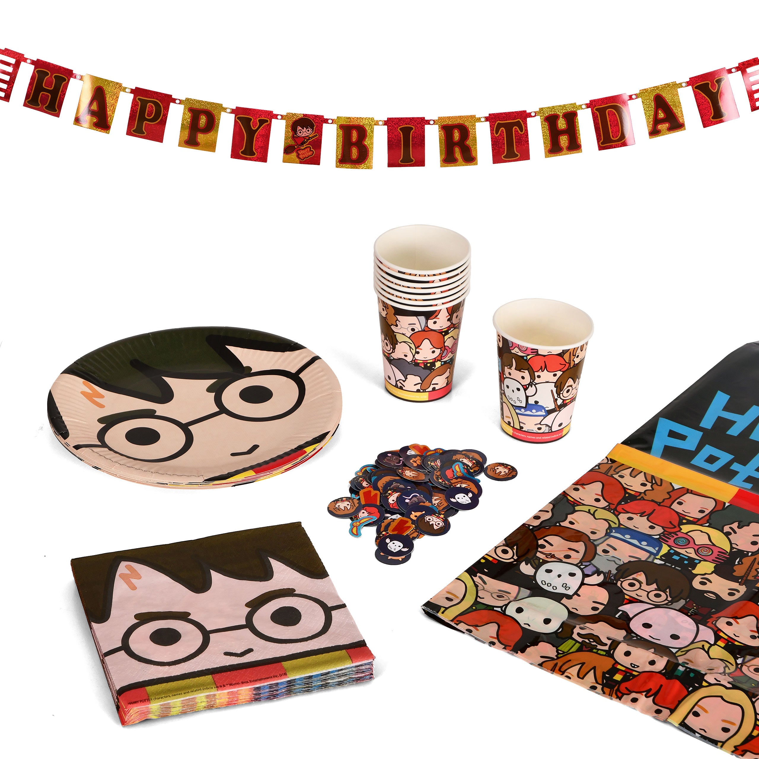 Image produit Set de décoration pour anniversaire Harry Potter
