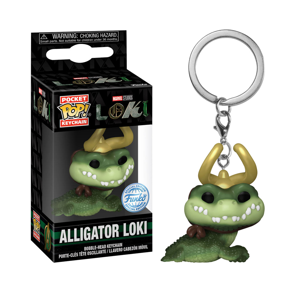 Image produit Loki - Porte-clés Funko Pop Alligator Loki