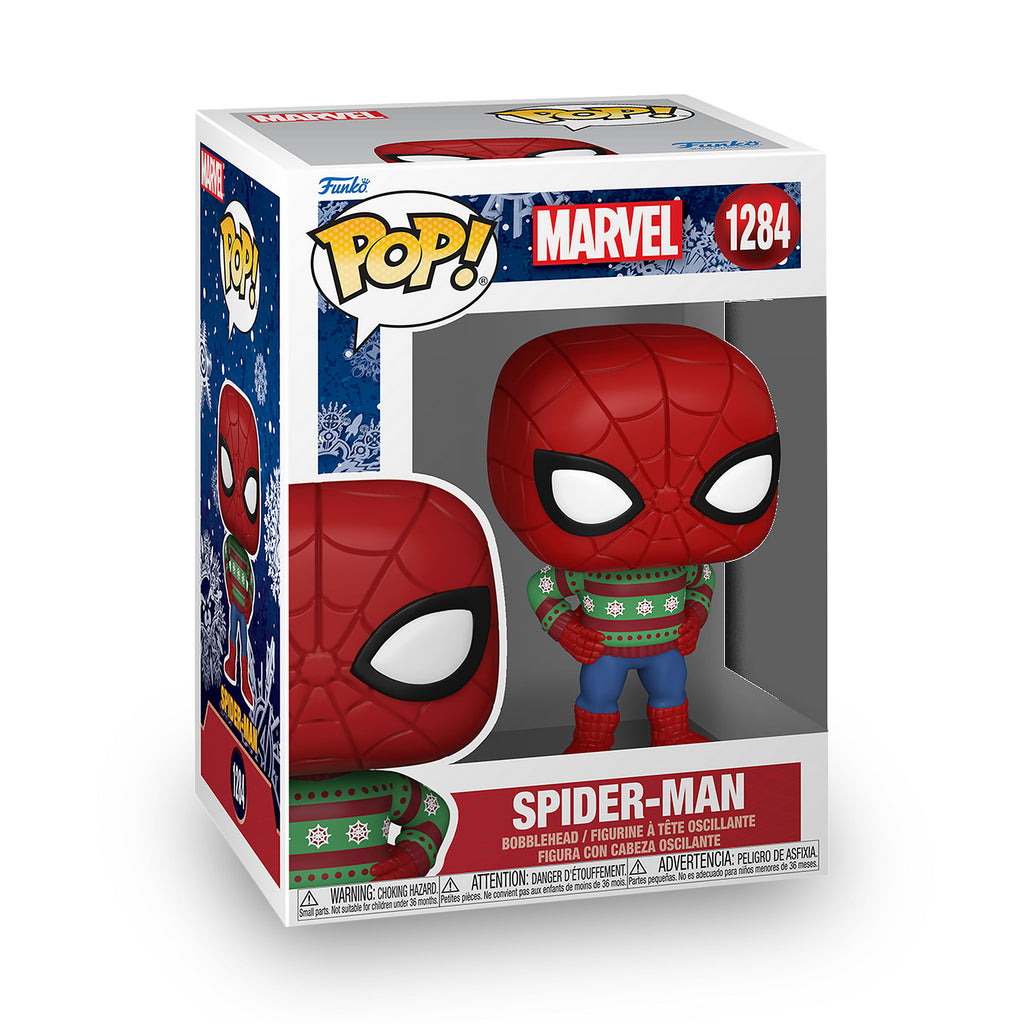 Image produit Spider-Man - Figurine Bobblehead Funko Pop Holiday