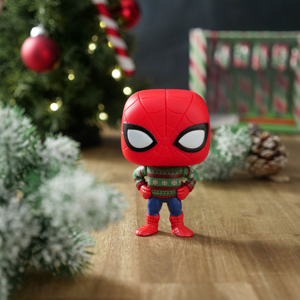 Image produit Spider-Man - Figurine Bobblehead Funko Pop Holiday