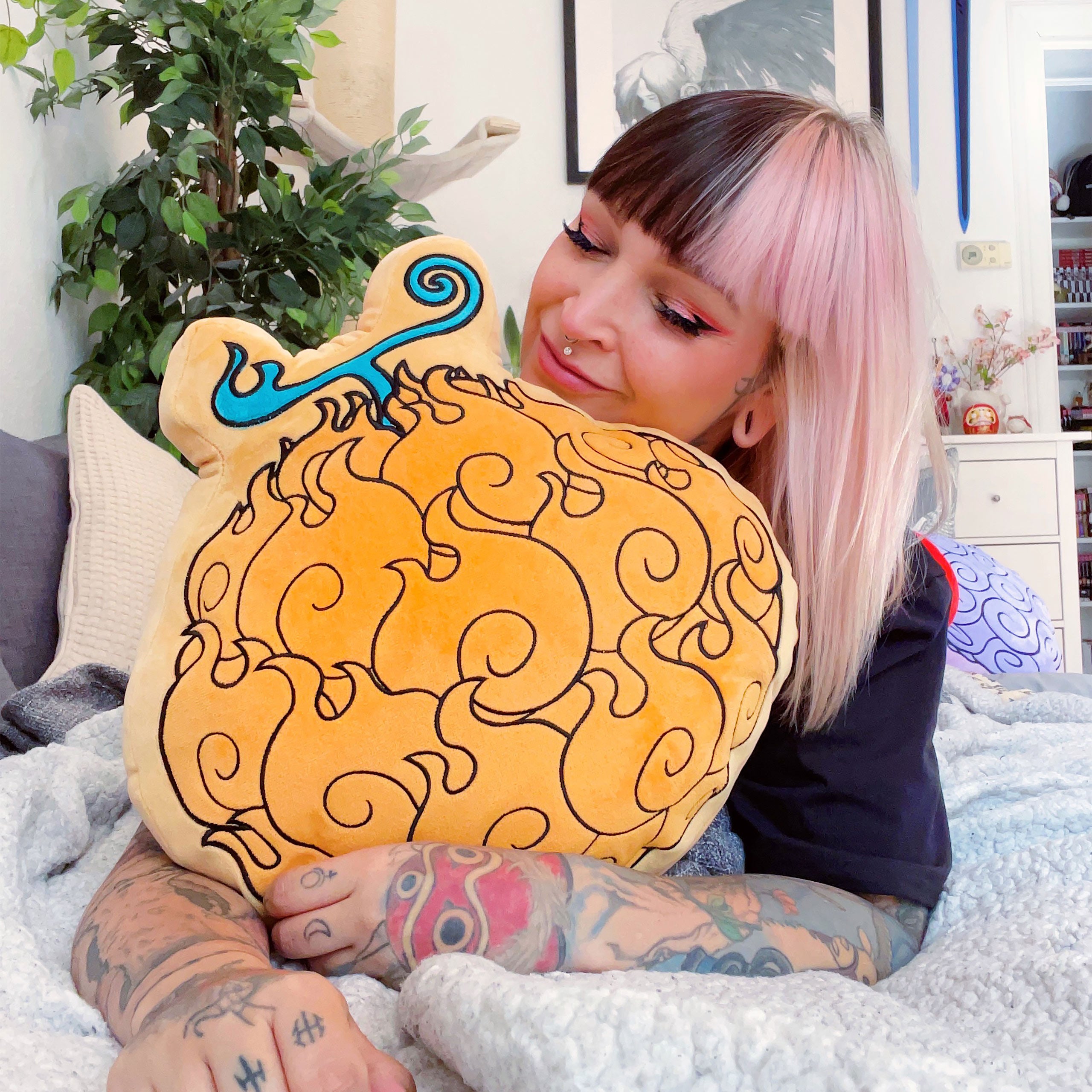 Image produit One Piece - Coussin Fruit du Démon Mera Mera