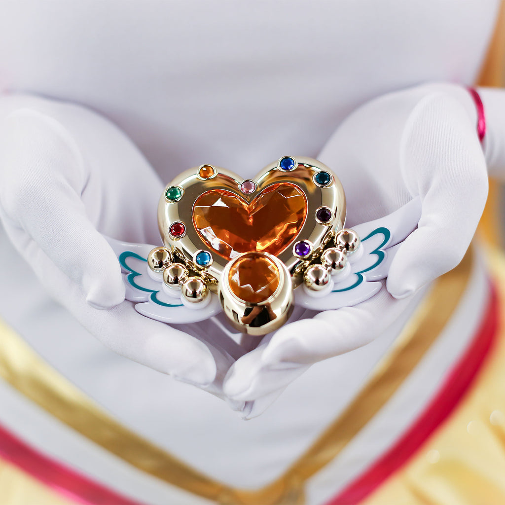 Product image Sailor Moon - Cosmos Eternal Moon Transformation Brooch with Light and Sound Effects