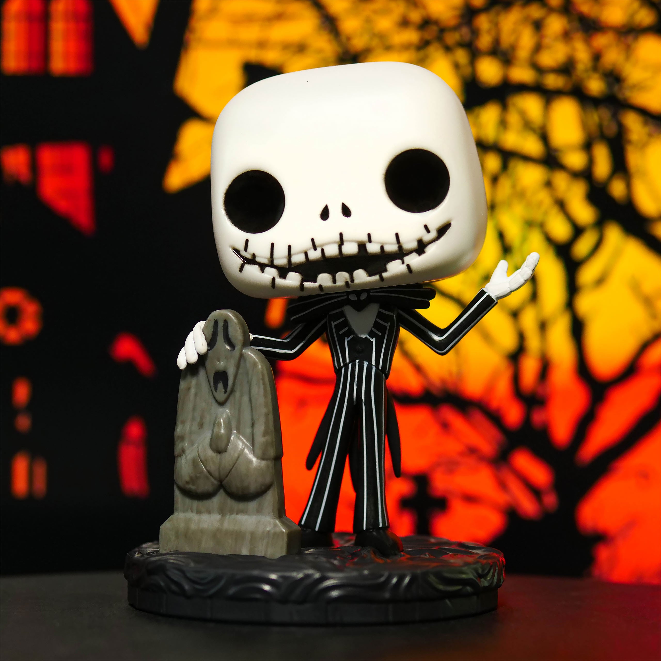 Image produit Nightmare Before Christmas - Jack Skellington avec Figurine Funko Pop de pierre tombale